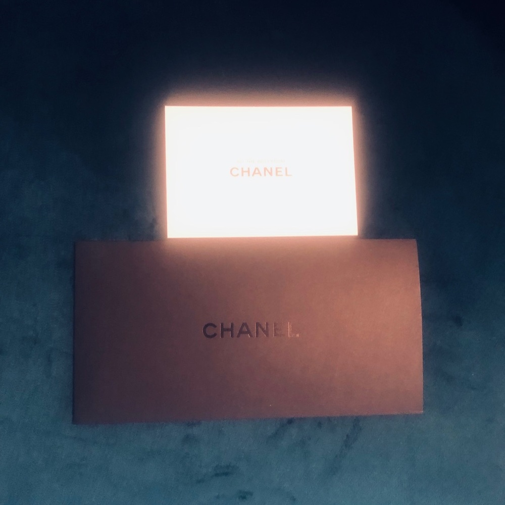 Chanel Greeting Card with envelop. Post Card